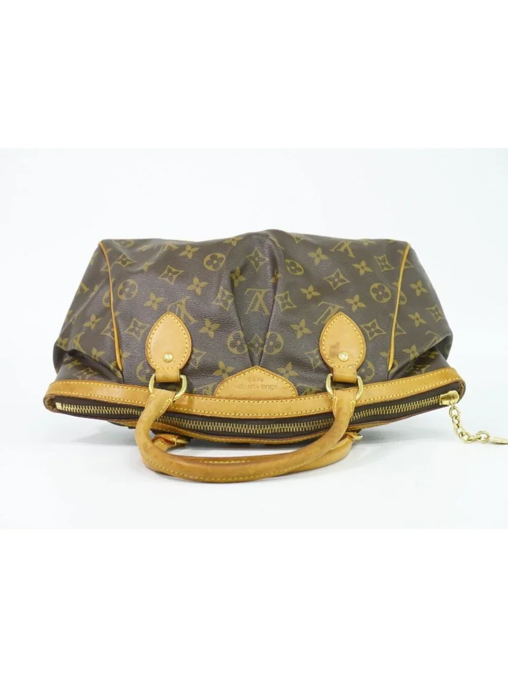 Louis Vuitton LV Tivoli PM Monogram Handbag Brown